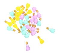 HOMSFOU 30Pièces Mini Bulbes Fluorescents Résine de Charmants Accessoires pour Bricolage Décoration DIY pour Artisanales Décorations