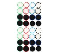 HOMSFOU 32 Pièces Lot de Protections Antidérapantes Silicone pour Joysticks de Manette Capuchons Multicolores Compatibles avec Console Switch Grips de Précision pour Jeu