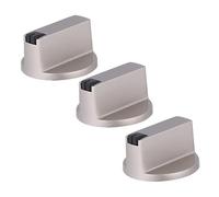 HOMSFOU 3pièces Boutons De Cuisinière à Gaz Lot Pour Commande De Gazinière Boutons De Rechange Métal Pour Cuisinière à Gaz