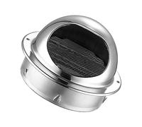 HOMSFOU 3pièces Couvercle De Hotte De Cuisine Acier Inoxydable Sortie Échappement Ronde Ventilation Pratique Pour Systèmes De Climatisation Et Ventilation Murale Design Simple Et