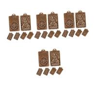 HOMSFOU 4 Ensembles Décoration De Lanternes Au En Laiton Jolis Pendentifs Porte-clés Breloques Uniques Pour La Fabrication De Bijoux Pendentif Bricolage Rétro 6 Pièces * 4