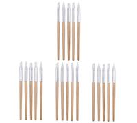 HOMSFOU 4 Ensembles Ensemble D'outils De Poterie Polymère Forme La Modélisation Artisanat Argile Fraises Pâte À Modeler Céramique Moulage Notation Enfants Coupe en Bois 5 Pièces * 4
