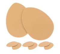 HOMSFOU 4 Paires Semelles Antidérapantes pour Chaussures en Silicone, Coussinets en Silicone, Khaki, pour Talons Hauts et Chaussures Habillées, Bureaux et Occasions Formelles