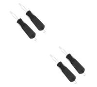 HOMSFOU 4 Pièces boutonnière âgée aide à la fermeture éclair boutons pour jeans sida crochet dispositif d'assistance aux boutons aides à l'habillage Vêtements poignée robe outil brancher