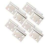 HOMSFOU 4 pièces Charnières Amovibles Acier Inoxydable Paumelles Robustes Pivot pour Portes et Meubles Résistance Renforcée et Ouverture