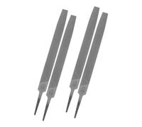 HOMSFOU 4 Pièces Fichiers Métalliques Acier Durci pour Affûtage des Bords Dull Outils de Finition pour Travail Du