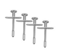 HOMSFOU 4 pièces Loquets à Ressort Universels pour Lit Goupilles de Verrouillage Ajustables pour Sécuriser et la Hauteur Du Berceau Accessoires de Réparation pour Crib et Fenêtres