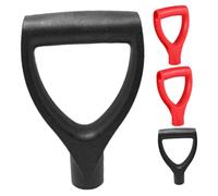 HOMSFOU 4 Pièces Manche de Pelle pour Outils de Creusage Lot Design Ergonomique Intérieur de Couleurs Noir et Rouge Remplacement Pratique pour Outils de Jardinage et Déneigement