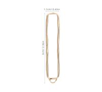 HOMSFOU 4 Pièces Pendentifs Cadre Rectangulaire Creux pour Bijoux DIY Supports Vierges Estampés Base pour Résine Colliers Boucles Oreilles et Bracelets