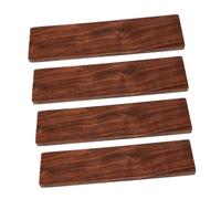 HOMSFOU 4 Pièces Planches Massif pour Travail Du Panneaux de Dur Non pour Projets de Bricolage Finition Naturelle et Surface Facile à Entretenir