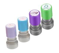 HOMSFOU 4 Pièces Plastiques Ergonomiques pour Enseignants Lot de Dencouragement pour Évaluation Scolaire Outils Indispensables Classe pour Motiver Garçon Fille et Décorer Devoirs