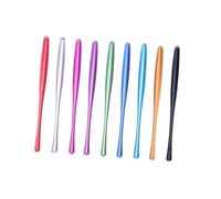 HOMSFOU 4 pièces Stylet Tactile Métal avec Embouts Fibre Conductrice Stylo Capacitif pour Écrans Tactiles Tablette et Téléphone Couleurs Assorties Rouge Noir Bleu