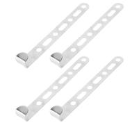 HOMSFOU 4 Pièces Support de Montage Rotatif pour Filtre Admission Air de Voiture Pince Réglable Alliage Aluminium Fixation pour Moteur Trous Support pour Modification Auto