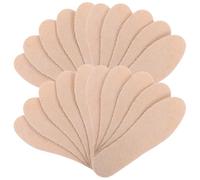 HOMSFOU 40 paires semelle intérieure jetable anti-odeurs pour hommes absorbantes coussinets respirantes antidérapantes en bois beige pour chaussures et bottes