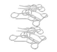 HOMSFOU 40 Pièces Fire Extinguisher Safety Pins Replacement Pull Pins for Fire Equipment with Easy Installation and Fast Action Design