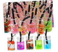 HOMSFOU 40Pièces Pendentifs Transparent pour Boissons Fruits de Charms DIY pour Bracelets et Colliers Accessoires Artisanaux pour Événements Spéciaux