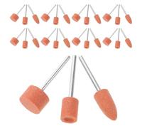 HOMSFOU 45 pièces Kit Meules Abrasives Montées pour Meuleuse Électrique Meules Plates et Tête de Polissage Précises pour Ponçage et Affûtage Accessoires pour Outils Rotatifs et Mini