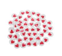 HOMSFOU 480 Pièces Yeux Mobiles Autocollants Forme de Cœur avec Dos Adhésif Accessoires Expressifs pour Jouets DIY Peluches et Animaux Au Crochet Œil Mobile pour Garçon Fille