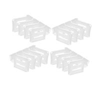 HOMSFOU 4ensembles Séparateurs De Réfrigérateur Extensibles Réglables De Cloisons Pour Organiseur De Porte Latérale Pour Rangement Optimal Des Boissons Condiments