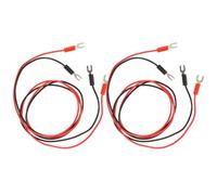 HOMSFOU 4pcs Cordons de Test en Cuivre Isolation Pvc, Câble D'alimentation Phonographe Facile à Connecter et Longueur Suffisante pour Platine Vinyle
