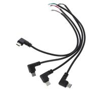 HOMSFOU 4pièces Câble USB Type c Broches pour Réparation Et Connexion Facile Pack De Câbles De Données
