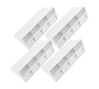 HOMSFOU 4pièces Clips De Partition Mobilité Bureau Supports De Séparation Écran pour Écoles Et Bureaux Pince De Fixation Pratique pour Diviseur De Bureau