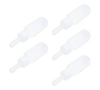HOMSFOU 5 Ensembles Biberon pour Chaton et Chiot 50ml, Silicone PP | Kit Complet Brosse, Nettoyage Facile, pour Bébé Animal, Chiens et Chats, Usage D’élevage