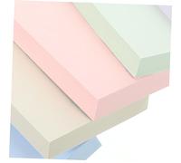HOMSFOU 5 ensembles Lot Sticky Tabs Colorés Memo Pads Petit Format Lisse Notes Autocollantes à Décoller Cahiers de Notes Adhésives Multifonctions pour Bureau et École