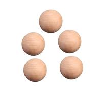 HOMSFOU 5 Pièces Boules Naturel de Boules Diy Unies pour Artisanat et Décorations Manuelles