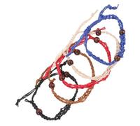 HOMSFOU 5 Pièces Bracelet Ajustable avec Support de Cristal Vide de Accessoire Chic pour Femmes