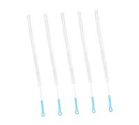 HOMSFOU 5 Pièces Brosses de Nettoyage Tuyau Longues Flexibles pour Débouchage Canalisation Évier Outil pour Éliminer Cheveux et Débris