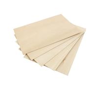 HOMSFOU 5 pièces Lot de Planches Contreplaqué Basswood Naturel pour Bricolage DIY Artisanat Découpe Lisse et Surface Soyeuse
