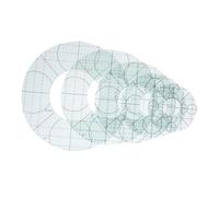 HOMSFOU 5 pièces Lot Règles Patchwork Acrylique Forme Antidérapantes pour Couture et Quilting Outils de Mesure Pratiques pour Artisanat