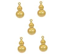 HOMSFOU 5 Pièces Pendentif En Cloche De Levage Breloques Pour La Fabrication De Colliers Breloques De Fabrication De Bijoux Pour Bracelets Charmes De Bracelet Doré Cuivre
