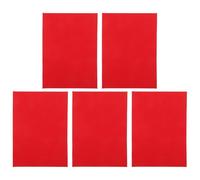 HOMSFOU 5 Pièces Porte-documents Rouge Papier Épais Protège-diplômes et Certificats Sans Impression Dossiers Rigides pour Remise de Prix et Diplômes Couvertures Personnalisables