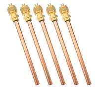 HOMSFOU 5 Pièces Valves de Service pour Réfrigérateur Climatisation Accessoires de Remplissage Polyvalents pour Entretien de Systèmes de Réfrigération