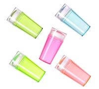 HOMSFOU 5 Sets de Tampons de Beauté pour Ongles en Silicone Motifs pour Manucure French, Kit Complet pour Décoration D'ongles à Domicile Boutique Couleur Aléatoire