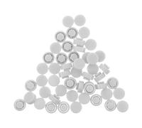 HOMSFOU 50 Pièces Base Rotative 360° Rotation Lisse en Plastique et Fer | Palier Rotatif Artisanal pour Bijoux et Coques de Téléphone, Utilité Polyvalente pour Loisirs Créatifs, Mouvement Décoratif