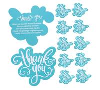 HOMSFOU 50 Pièces Cartes de Remerciement Élégantes Rose Pack pour Petites Entreprises pour Appréciation Client et Décoration de