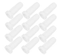 HOMSFOU 50 Pièces Douille de Roulette pour Lit Bébé, Insert Rond Blanc