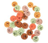 HOMSFOU 50 Pièces Étiquettes Cuir Handmade Étiquettes de Couture pour Articles Faits Main pour Tricot et Crochet Parfaites pour Vêtements Sacs et Accessoires