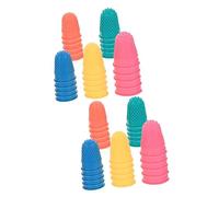 HOMSFOU 50 Pièces Gants de Protection Caoutchouc Couvre Doigts Antidérapants Résistants à Usure pour Cuisine Jardinage et Artisanat