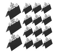 HOMSFOU 50 Pièces Hollow Halloween Name Tents For Table Setting Blank Paper Place Cards For Wedding Holiday Dinner Seating And Party Invitations