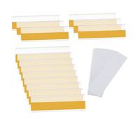 HOMSFOU 50 Pièces Lot de Porte-étiquettes Auto-adhésifs avec Pochettes PET pour Prix et Signalétique Support pour Étagères de Bureau Supermarché et Affichage Détaillant