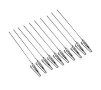 HOMSFOU 50 pièces Pince Crocodile Longue Queue Support de Photo et Mémo DIY Clips pour Affichage et Décoration
