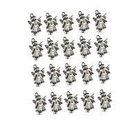 HOMSFOU 50pièces Breloques Ange Lot De Pendentifs Alliage Pour Bijoux Diy Fournitures De Bricolage Créatives Et Pratiques
