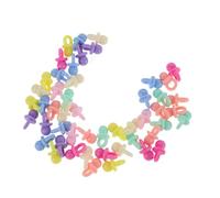 HOMSFOU 50pièces Breloques Mini Tétines Décoratives pour Coques de Téléphone et Bandeaux à Personnaliser Soi-même