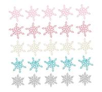 HOMSFOU 50pièces Épingles à Cheveux DIY pour Garçon Fille Mini Patch Flocon De Lot de Accessoires