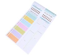 HOMSFOU 52 Feuilles Carnet de Planification des Dîners, Bloc-notes Courses Repas A5, Papier, Feuilles Détachables, Suivi de Liste de Courses, pour Bureau et Shopping