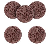 HOMSFOU 5pcs Pierres Volcaniques en Lave Marron pour Filtration Haute Efficacité des Eaux Usées D'aquarium et Aménagement Paysager en Zone Humide Artificielle